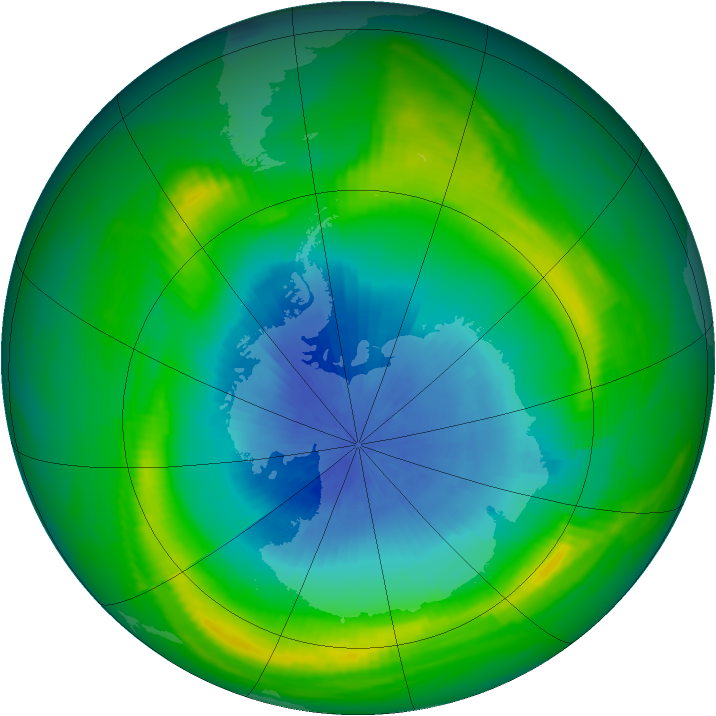 Ozone Map 1980-10-31
